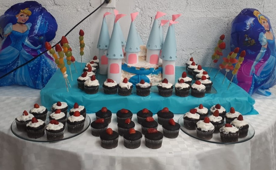 cup cake castillo cenicienta