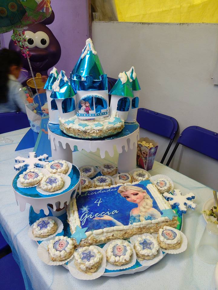 pastel frozen elsa delicious